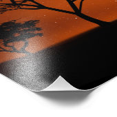 African Sunset Fotodruck (Ecke)