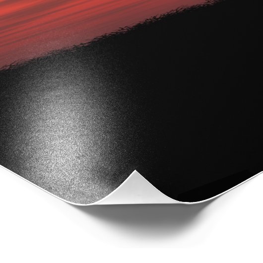 African Sunset Fotodruck (Ecke)