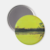 African Sunset Magnet (Vorderseite/Rückseite)