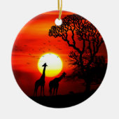 African Sunset Ornament (Vorne)