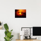 African Sunset Poster (Heimbüro)
