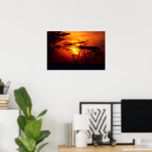 African Sunset Poster (Heimbüro)