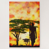 African Sunset Puzzle (Vertikal)