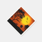 African Sunset Serviette (Ecke)