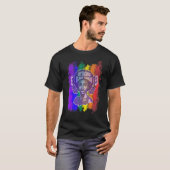 African Techno Frenchcore Hardcore Goa Queen Tranc T-Shirt (Vorne ganz)