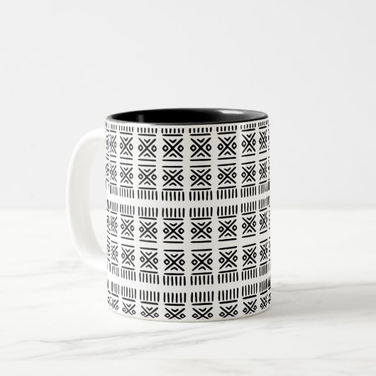 African Tic Tac Toe Coffee Tasse (Vorderseite Links)