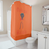 African Traditional Art Funny Motif Duschvorhang (Beispiel)