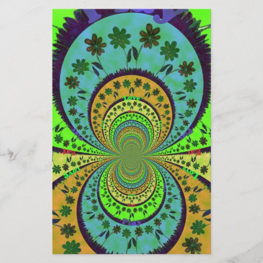 African Traditional Hakuna Matata Colors.png Briefpapier (Vorderseite)