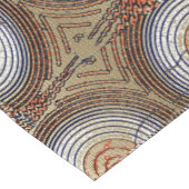 African Tree Rings Kurzer Tischläufer (Ecke)