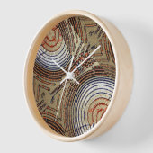 African Tree Rings Uhr (Winkel)