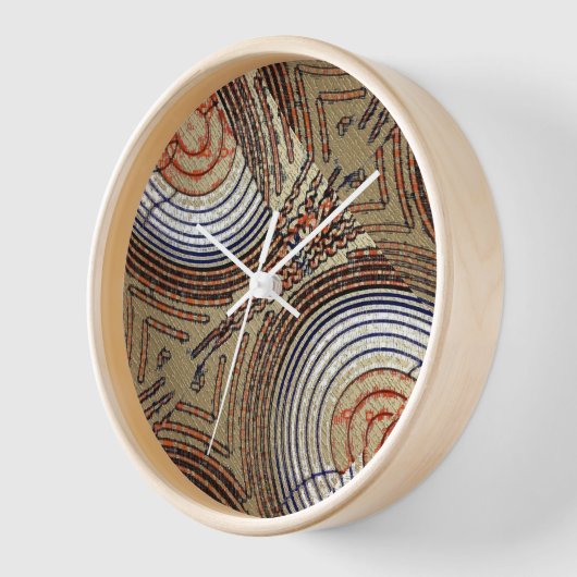 African Tree Rings Uhr (Winkel)