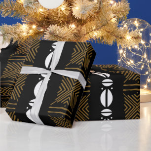 African Tribal Animal Print Wrapping Paper Geschenkpapier