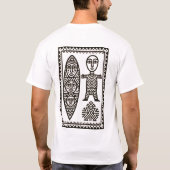 African_Tribal_Art_Echoes. T-Shirt (Rückseite)