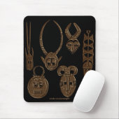 African Tribal Art Mousepad (Mit Mouse)