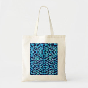 African Tribal Batik Blue Tragetasche