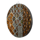 African Tribal Kuba Design Dartscheibe (Vorderseite rechts)