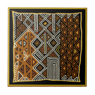 African Tribal Kuba Design Fliese