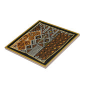 African Tribal Kuba Design Fliese (Seite)