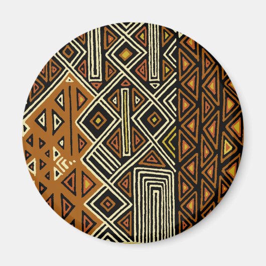 African Tribal Kuba Design Magnet (Vorne)