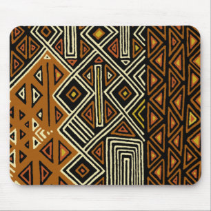 African Tribal Kuba Design Mousepad