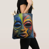 African Tribal Mask Cubism Abstract Tasche (Von Nahem)