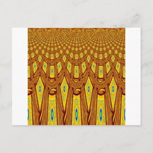 African Tribal Motif Postkarte (Vorderseite)