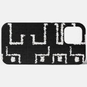 African Tribal Mudcloth Case-Mate iPhone Hülle (Rückseite (Horizontal))