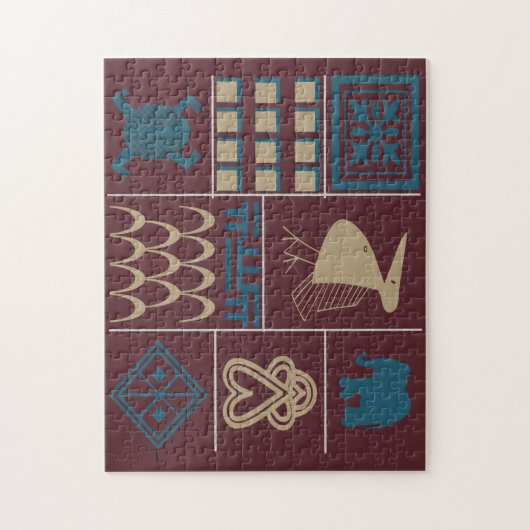 african tribal puzzle (Vertikal)