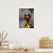 African Tribal Queen Poster (Küche)