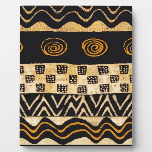 African Tribal Shaman Design Fotoplatte (Vorderseite)