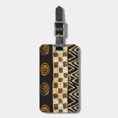 African Tribal Shaman Design Gepäckanhänger (Vorderseite vertikal)