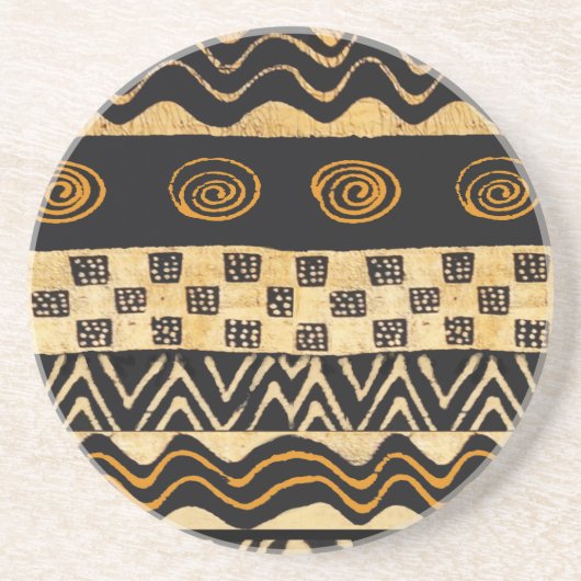 African Tribal Shaman Design Getränkeuntersetzer (Vorne)