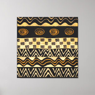 African Tribal Shaman Design Leinwanddruck