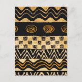 African Tribal Shaman Design Postkarte (Vorderseite)