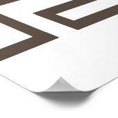 african tribe warrior ritual poster (Ecke)