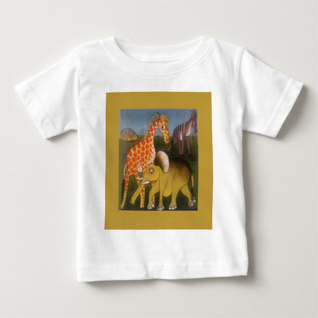 African Trio Art Print Baby T-shirt (Vorderseite)