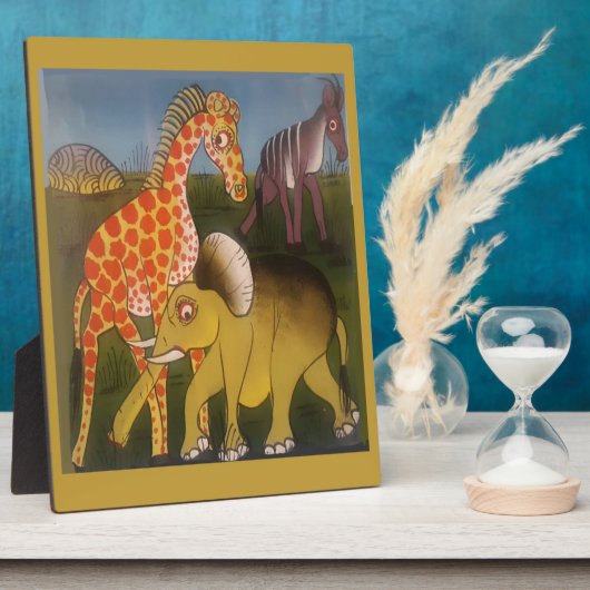 African Trio Art Print Fotoplatte (Seite)