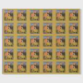 African Trio Art Print Geschenkpapier (Flach)