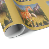 African Trio Art Print Geschenkpapier (Rolleneckpunkt)