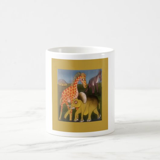 African Trio Art Print Kaffeetasse (Mittel)