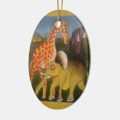 African Trio Art Print Keramikornament (Links)