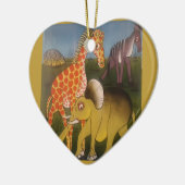 African Trio Art Print Keramikornament (Links)