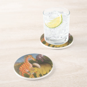 African Trio Art Print Untersetzer