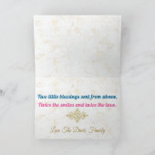 African Twins|Boy & Girl Congratulations Card Karte (Innenseite)