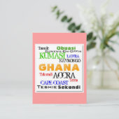 African_Urban Custom Postkarte (Stehend Vorderseite)