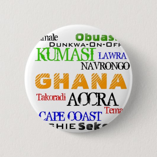 African_Urban Gewohnheit Button (Vorderseite)