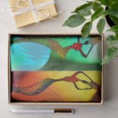 African Vase Confetti Celebration Seidenpapier (Geschenk)