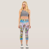 African Village Capri Leggings (Vorderseite)