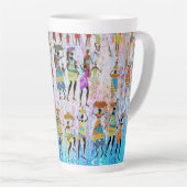 African Village Milchtasse (Rechte Ecke)