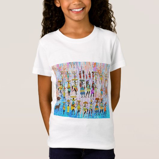 African Village T-Shirt (Vorderseite)